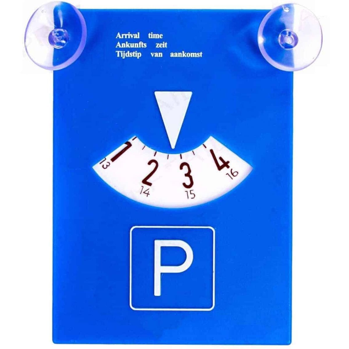 parking disc with suction cups
